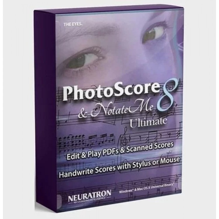 Avid PhotoScore & NotateMe Ultimate 樂譜掃描軟體 (序號下載版)